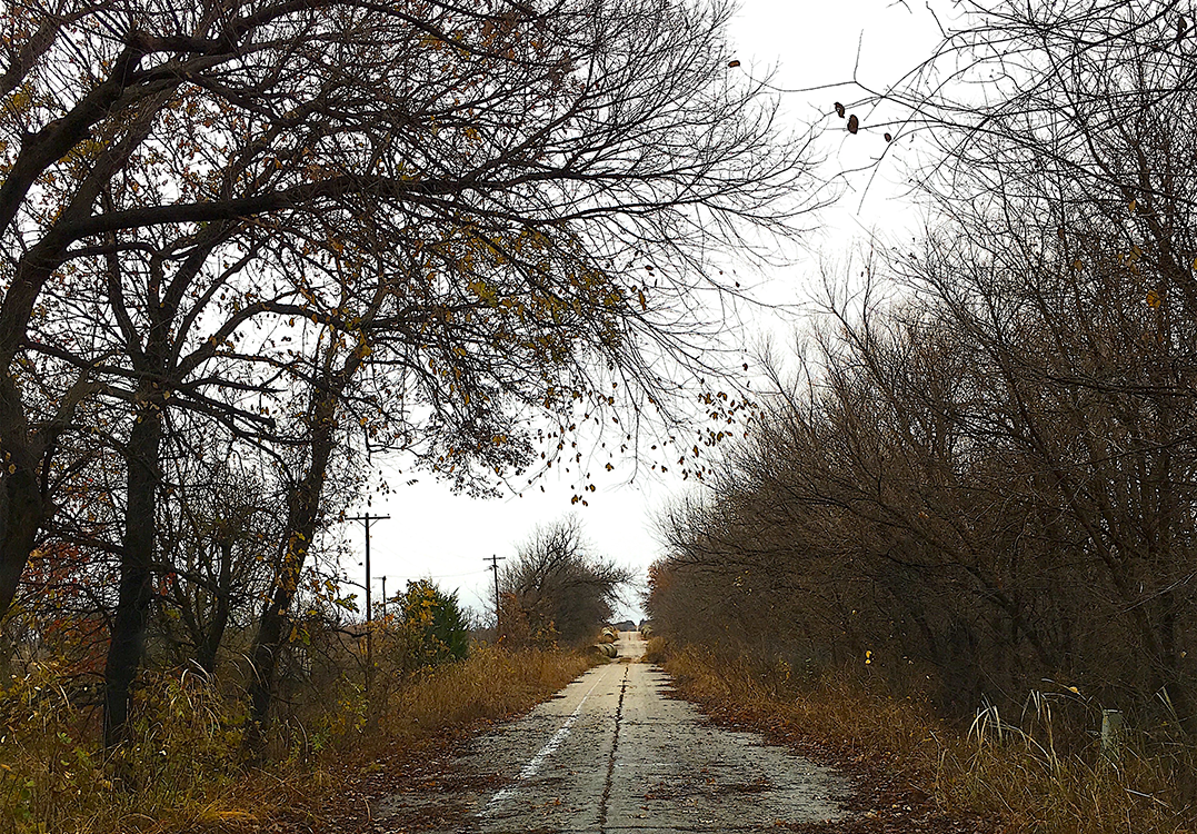 Photograph of abandonded highway